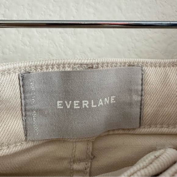 EVERLANE Straight Leg Crop Pant in Sandstone Size 12 Short - Picture 6 of 11